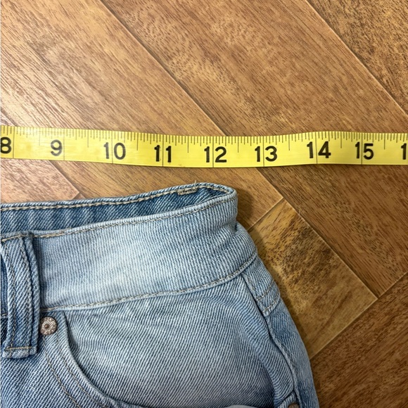 Sincerely Jules Blue Ankle Cropped Jeans with Distressed Details Size 0 - Picture 9 of 11